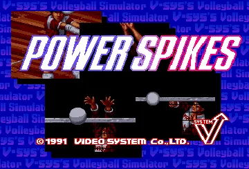 Power Spikes (Korea) screen shot title